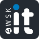 awsk logo boxed inverted